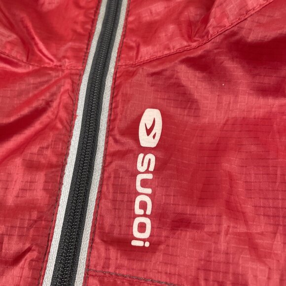 Sugoi Ultra Light Cycling Jacket Women’s M Windbreaker Full Zip Reflective - Picture 8 of 9